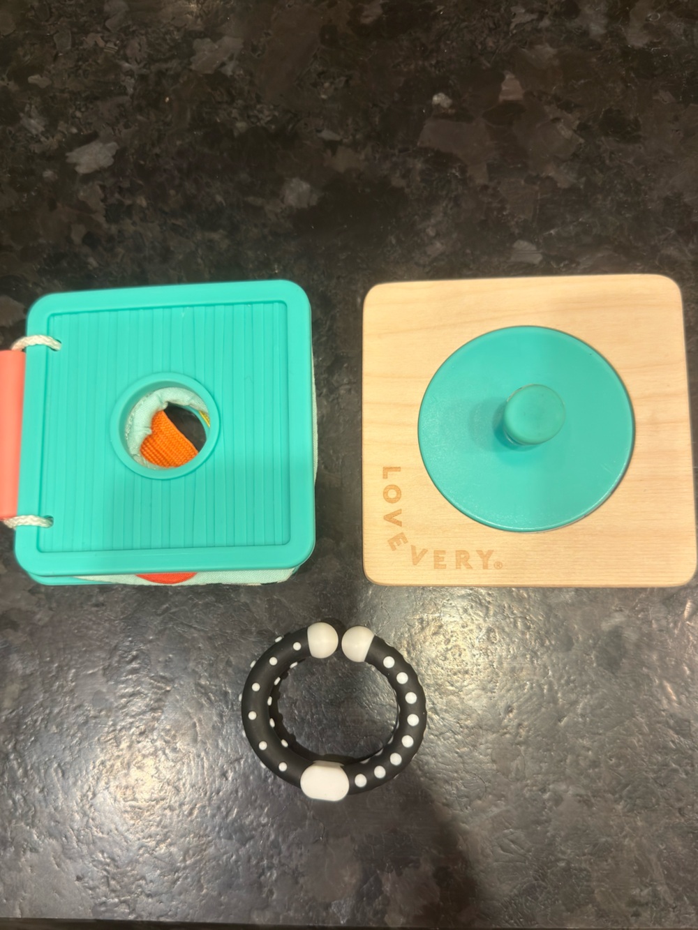 Lovevery Baby Toy Lot – Silicone Sensory Book & First Puzzle